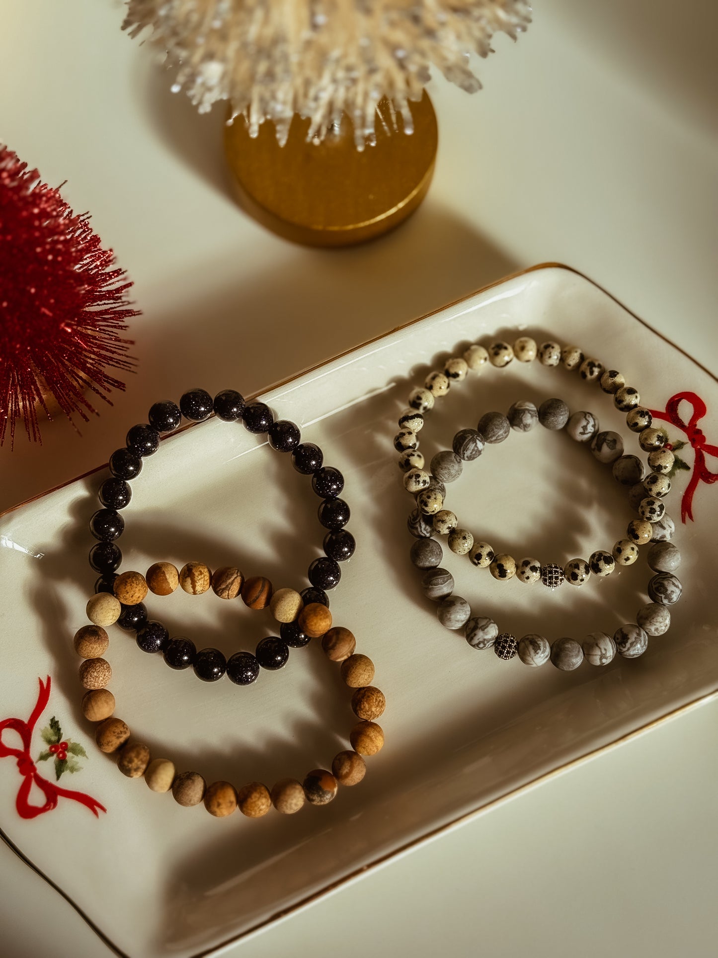 Men Blue goldstone bracelet