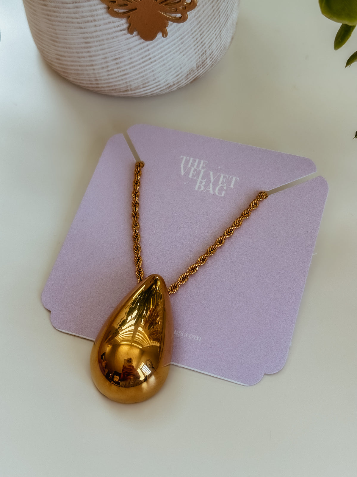 Drop long Necklace
