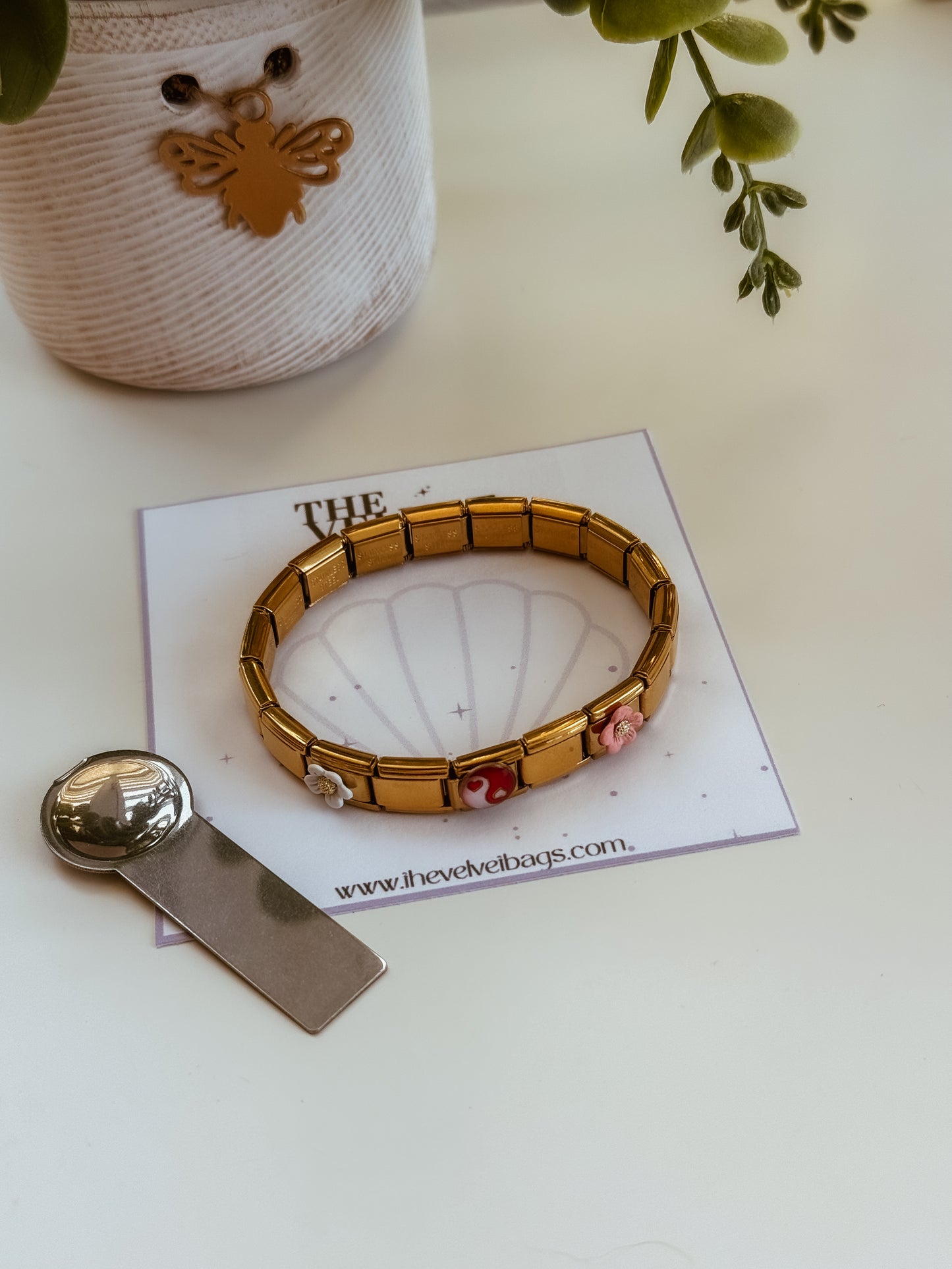 Italian Bracelet - 3 charms style 1