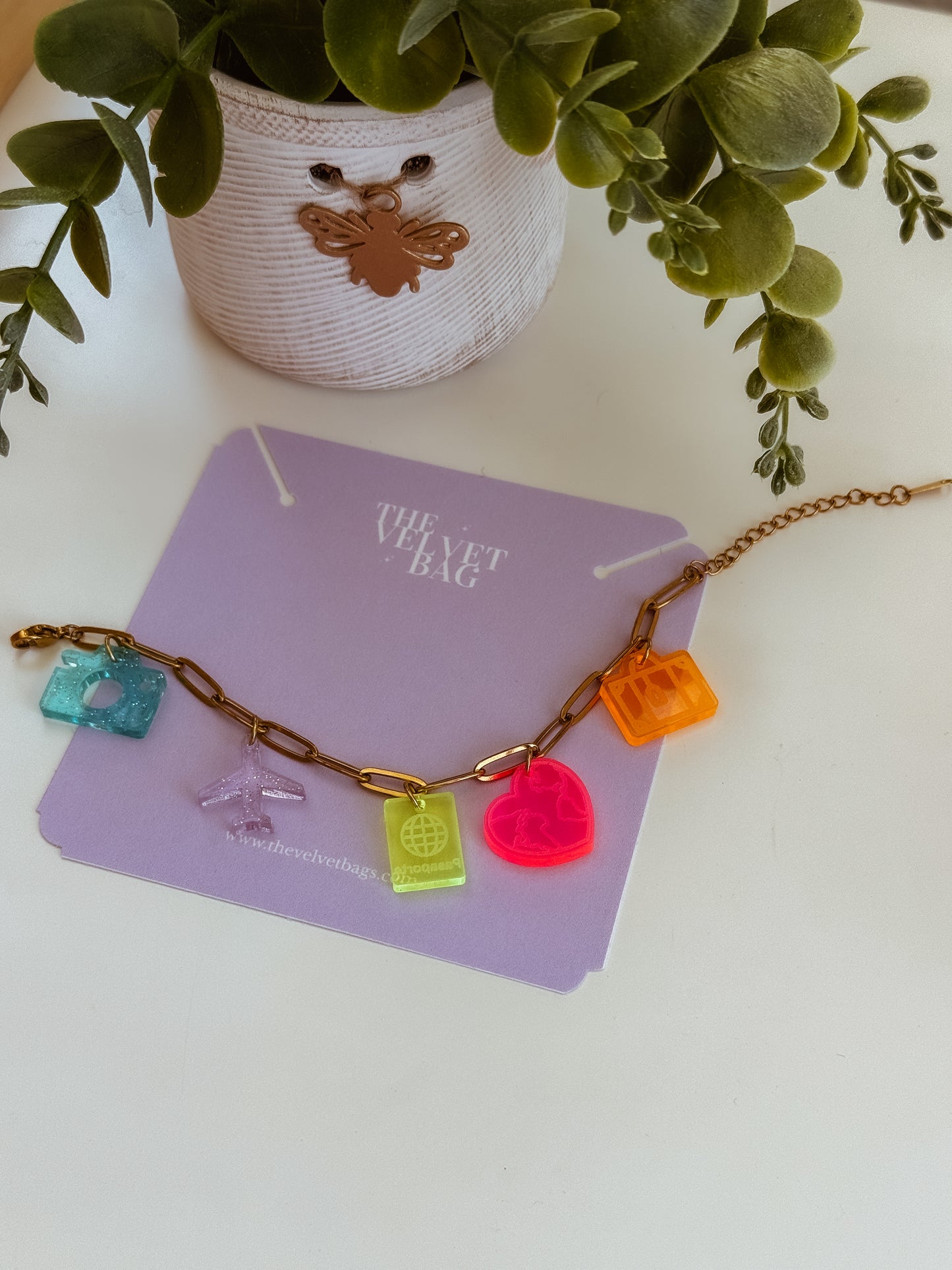 Travel charm Bracelet
