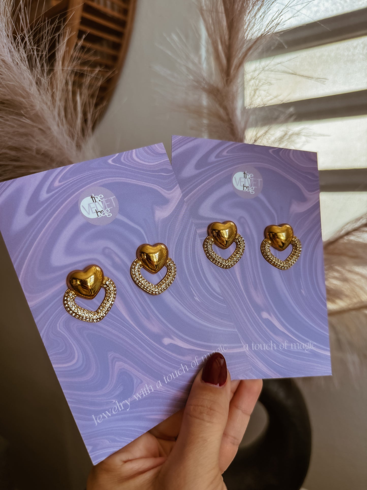 Chunky Heart Earrings