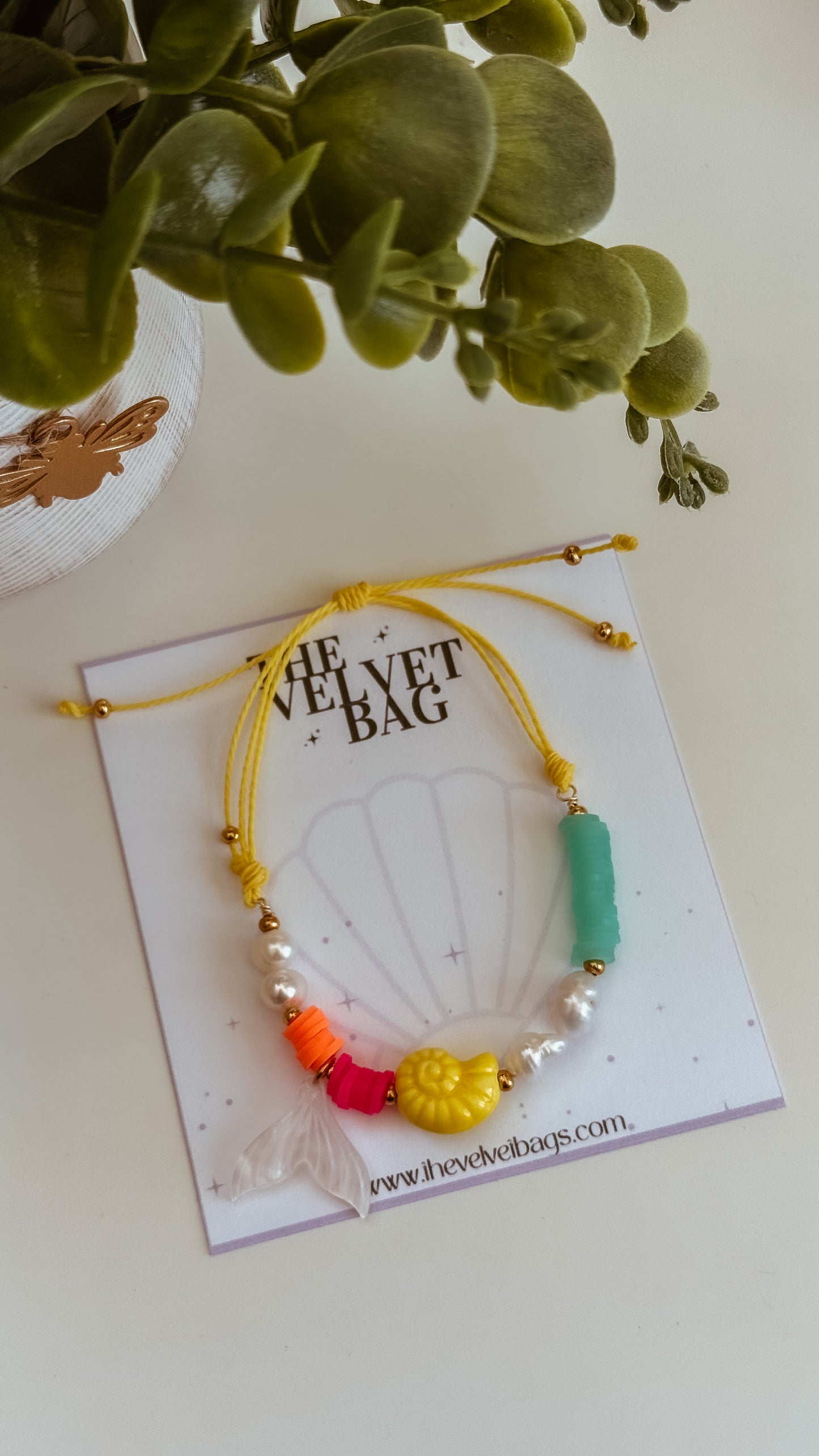 Rainbow mermaid bracelet