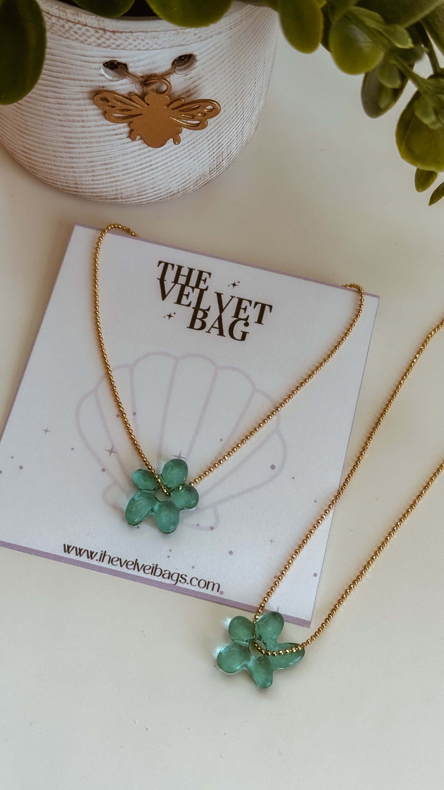 Crystal flower Necklace