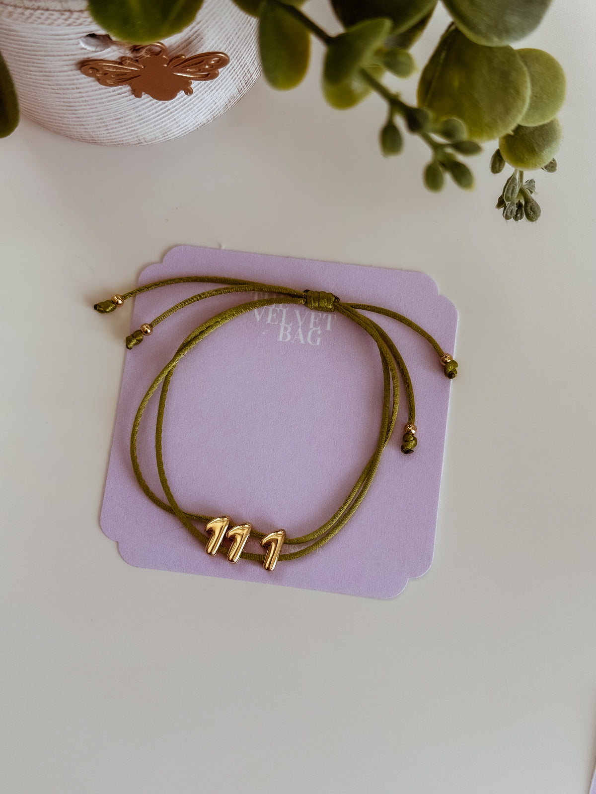 Angel numbers bracelet