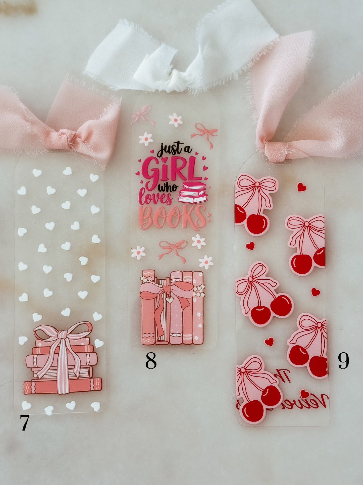Spring bookmarks