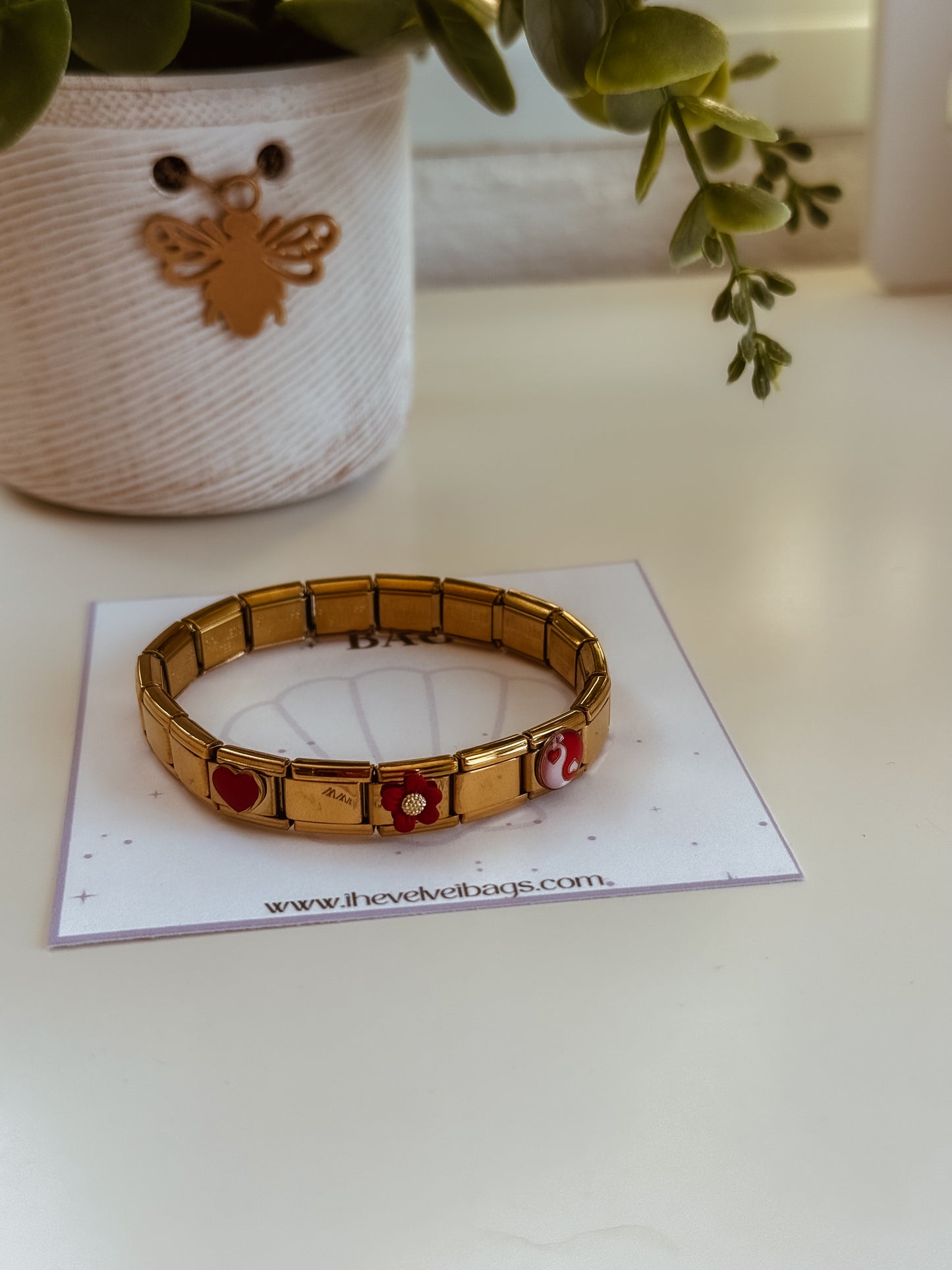 Italian Bracelet - 3 charms Style 2