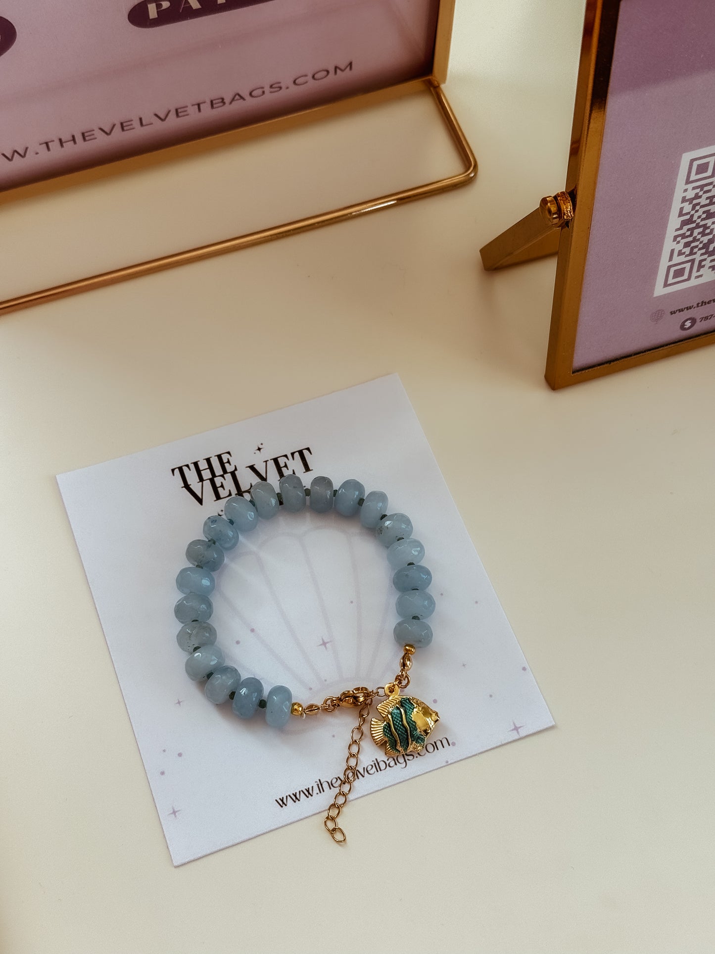 Aquamarine bracelet
