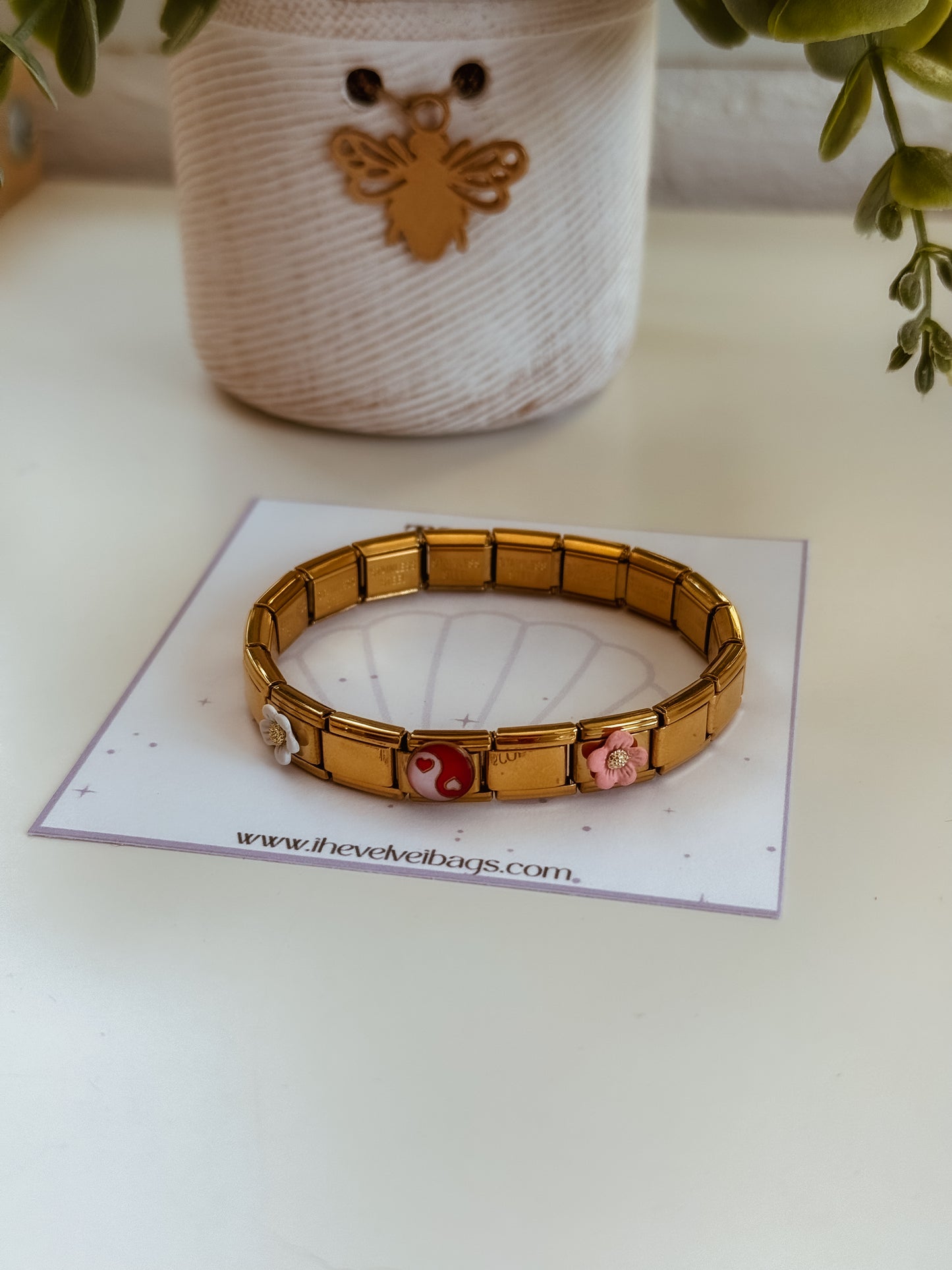 Italian Bracelet - 3 charms style 1