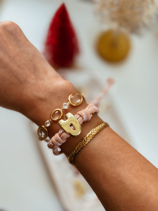 Big initial bracelet