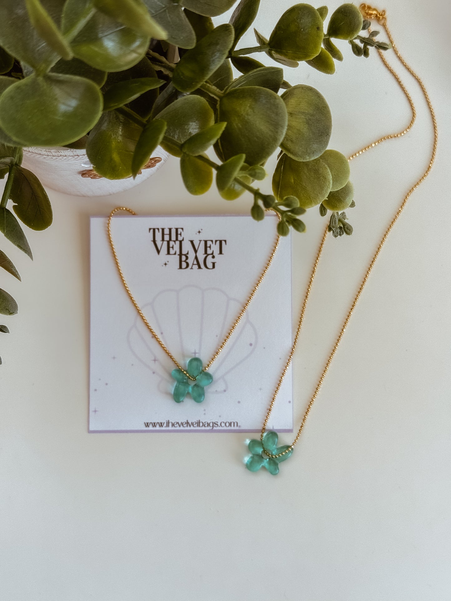 Crystal flower Necklace
