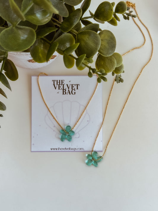 Crystal flower Necklace