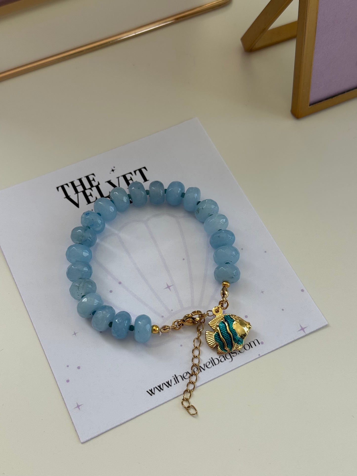 Aquamarine bracelet