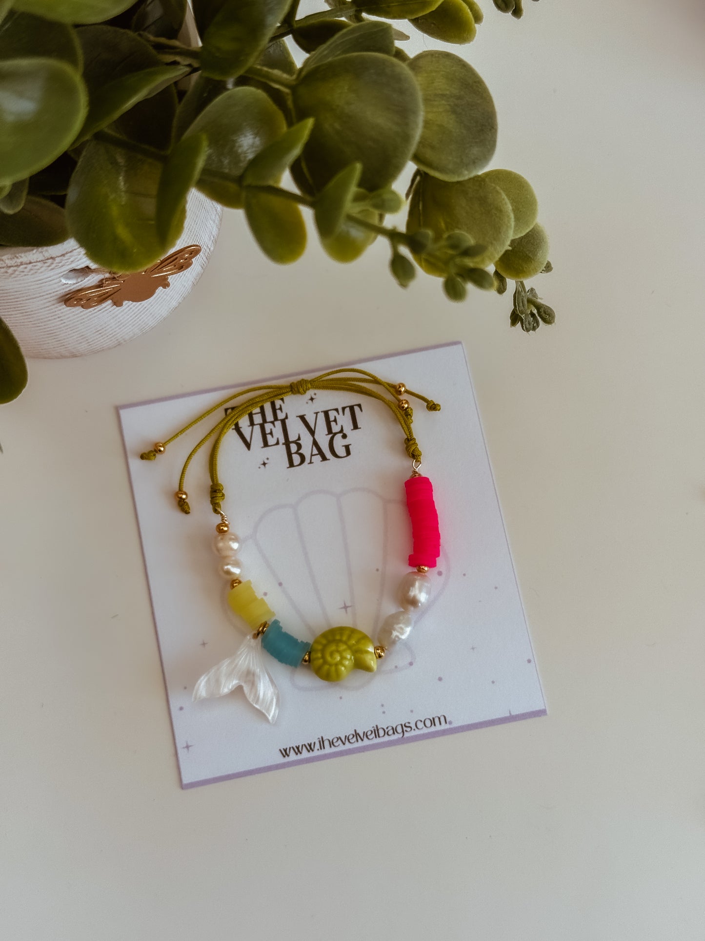 Rainbow mermaid bracelet
