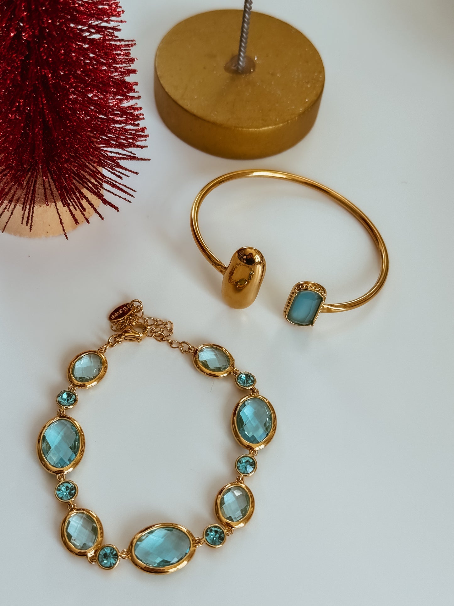 Aqua Crystal bracelet