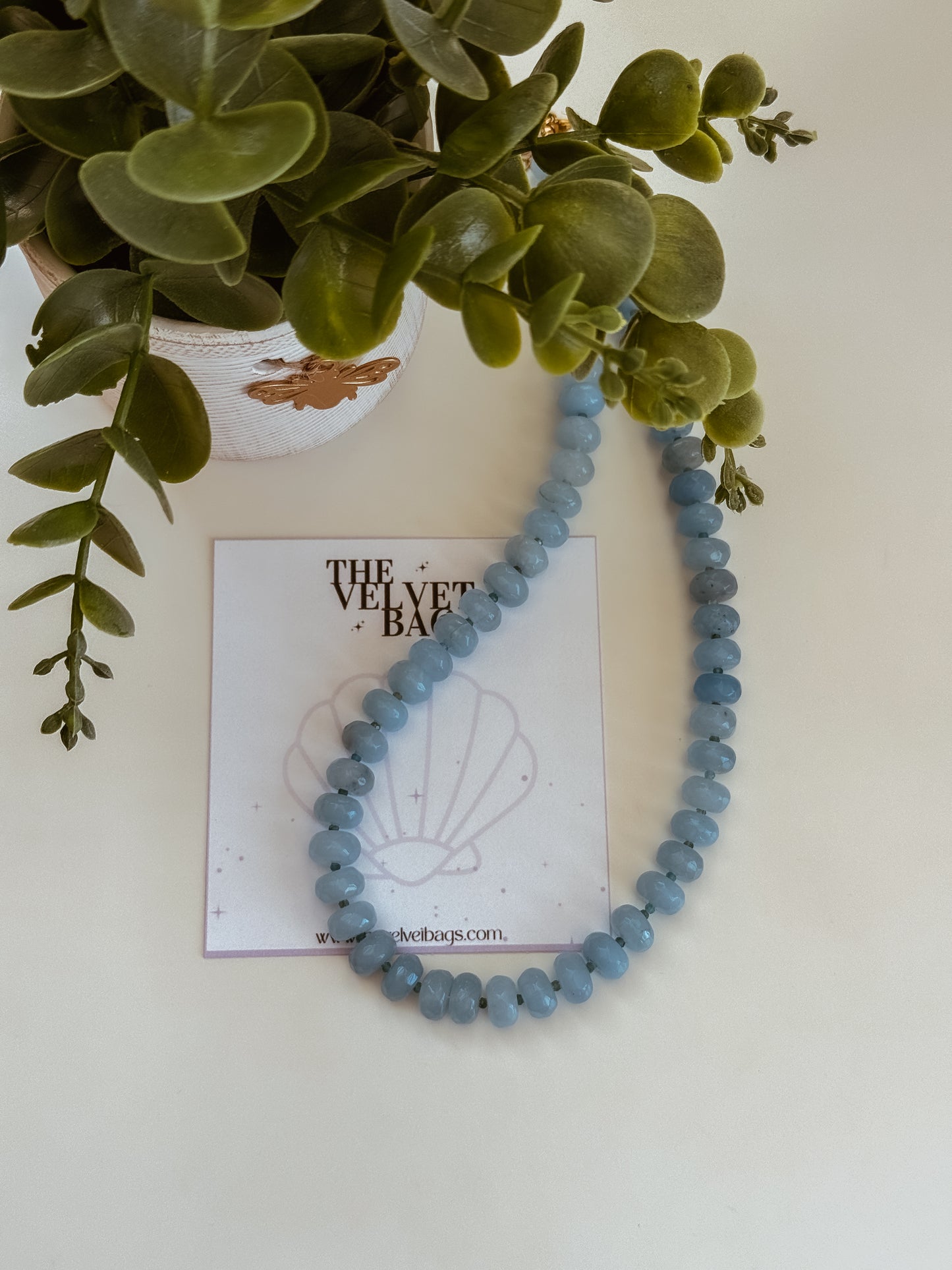 Blue Jade Necklace