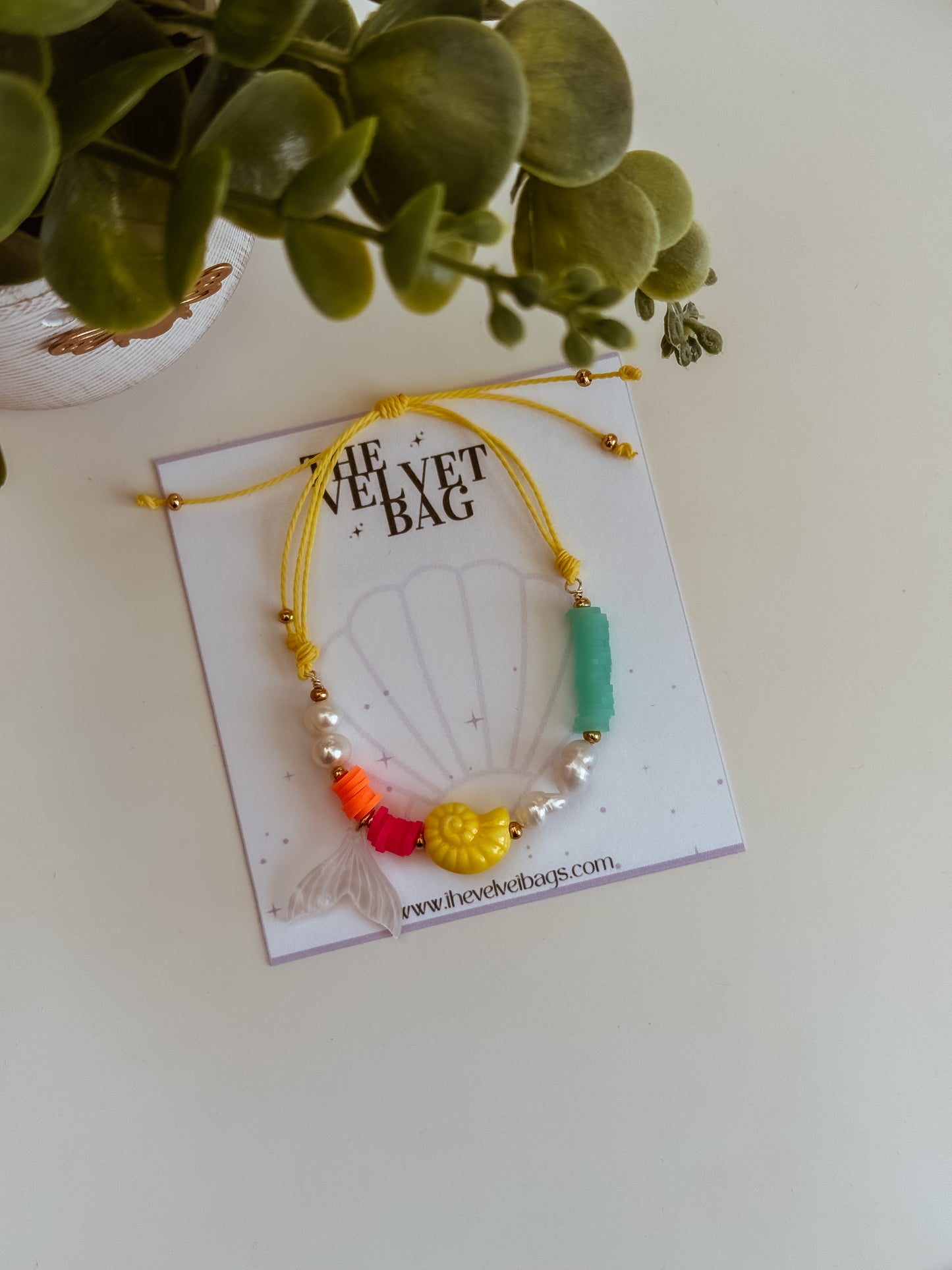 Rainbow mermaid bracelet