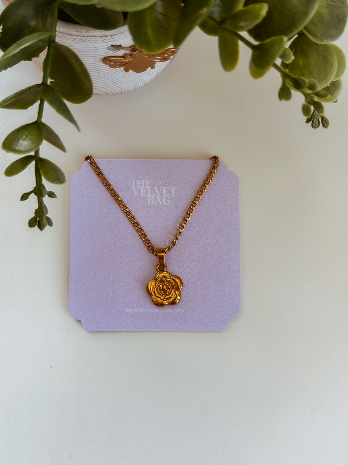 Flower Cuban chain