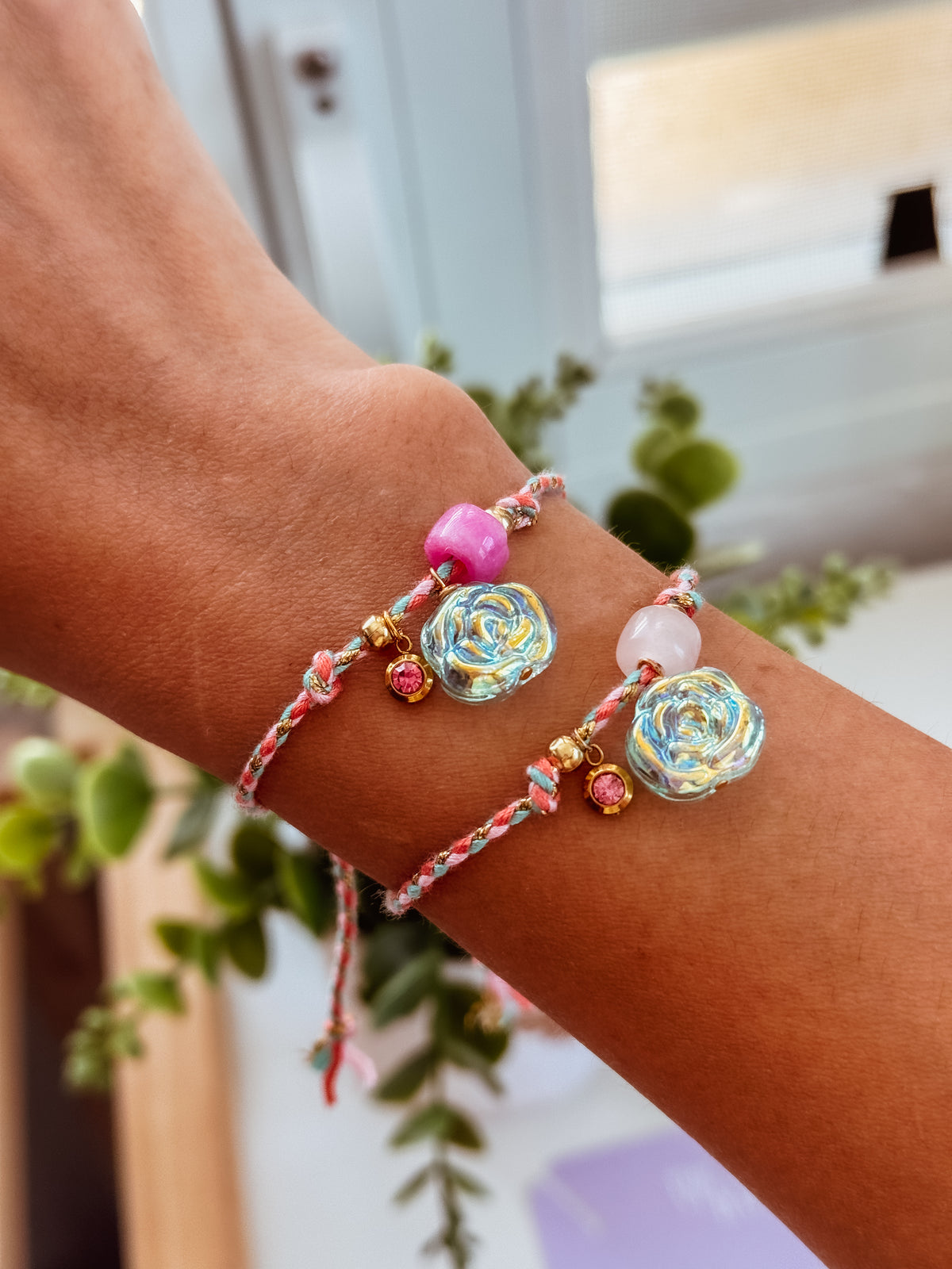 Helena bracelet - tonos rosa