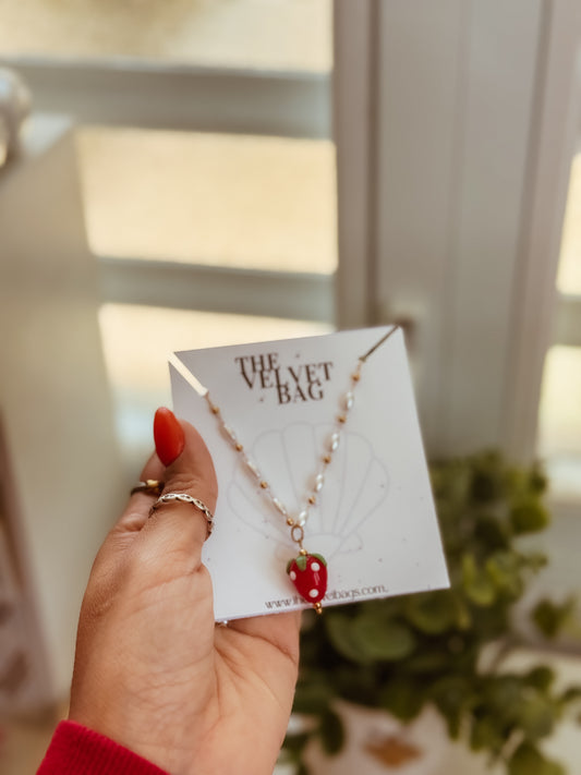 Strawberry Necklace