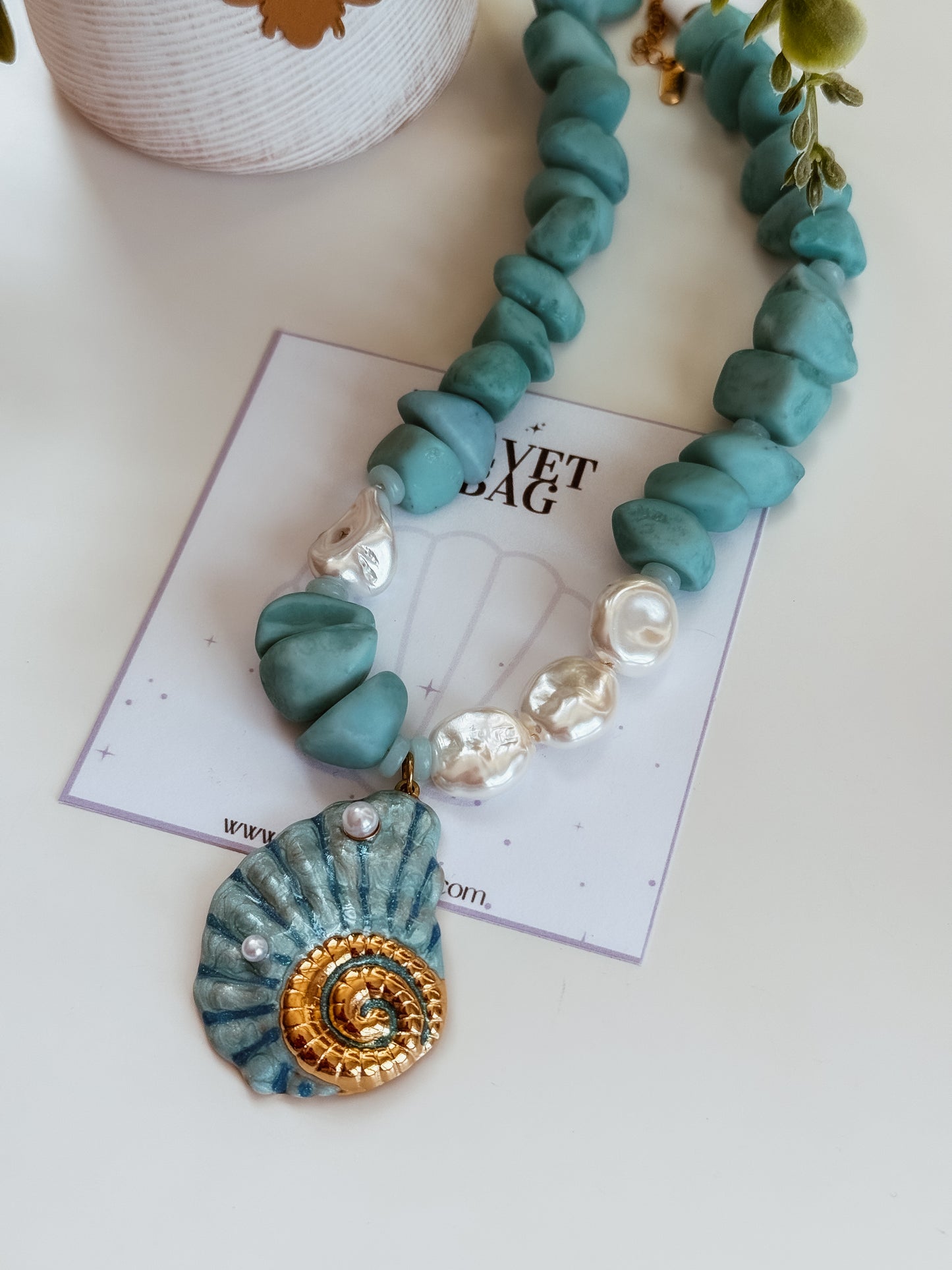 Mar azul Necklace