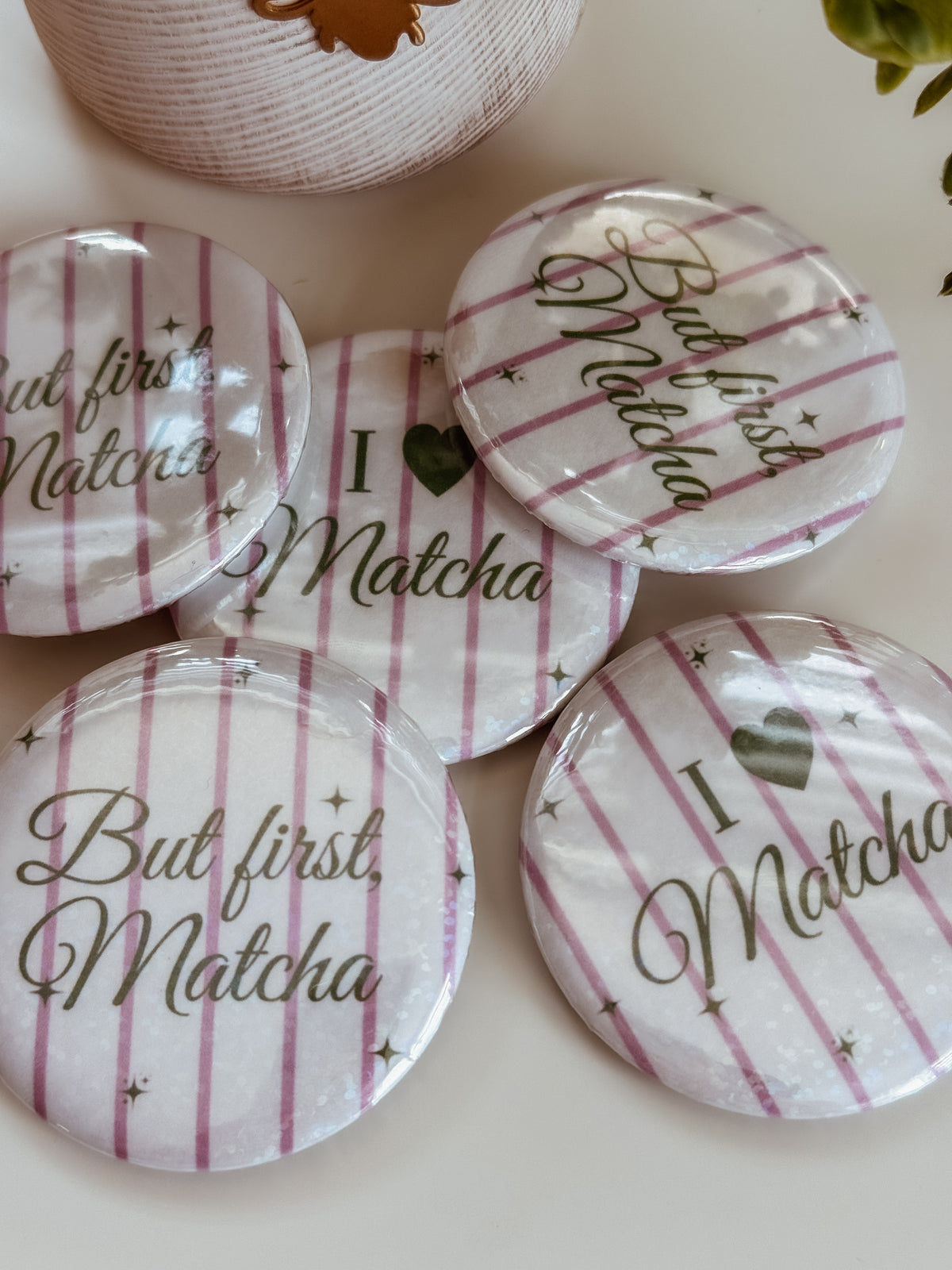 Matcha pin