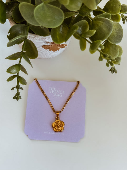 Flower Cuban chain