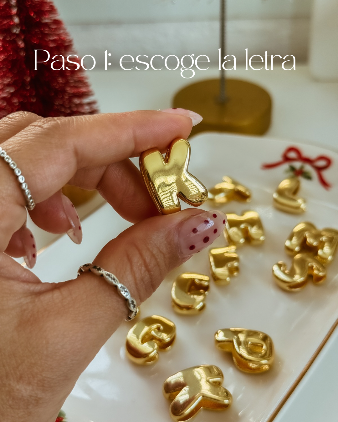 Big initial bracelet