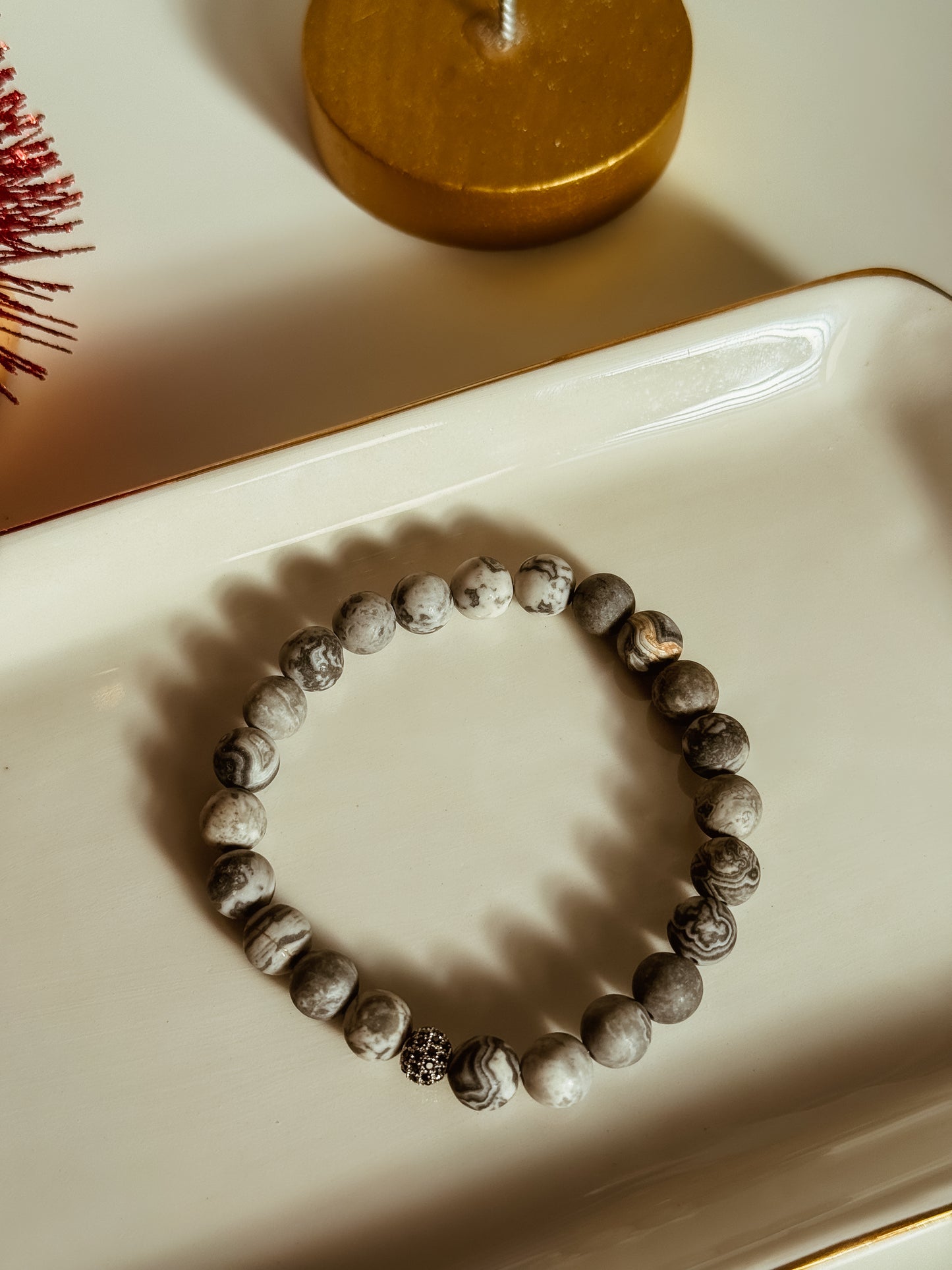 Men Picasso jasper bracelet