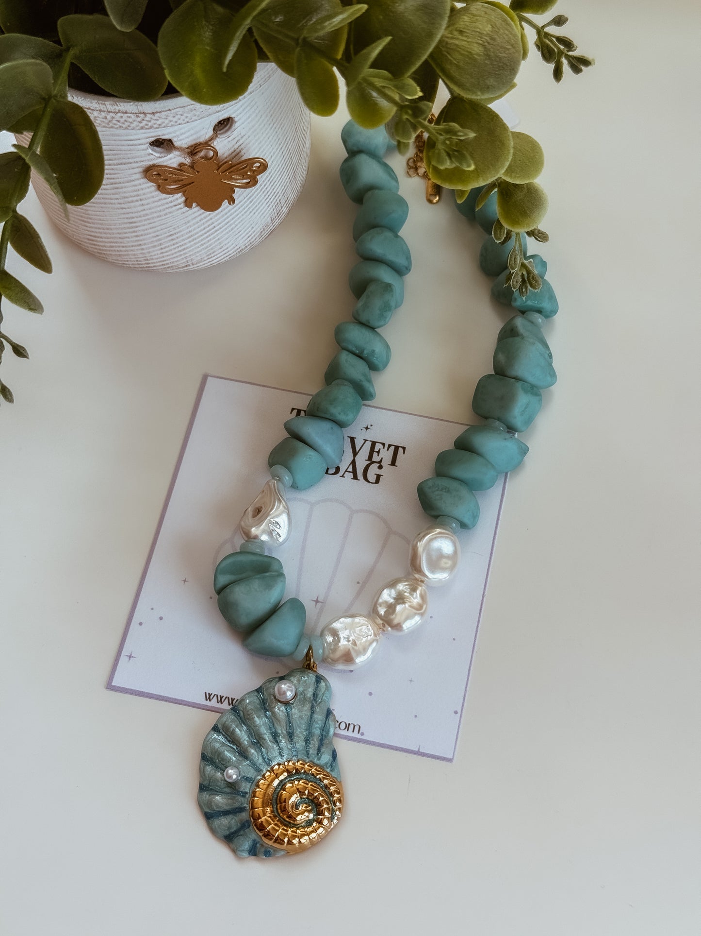Mar azul Necklace