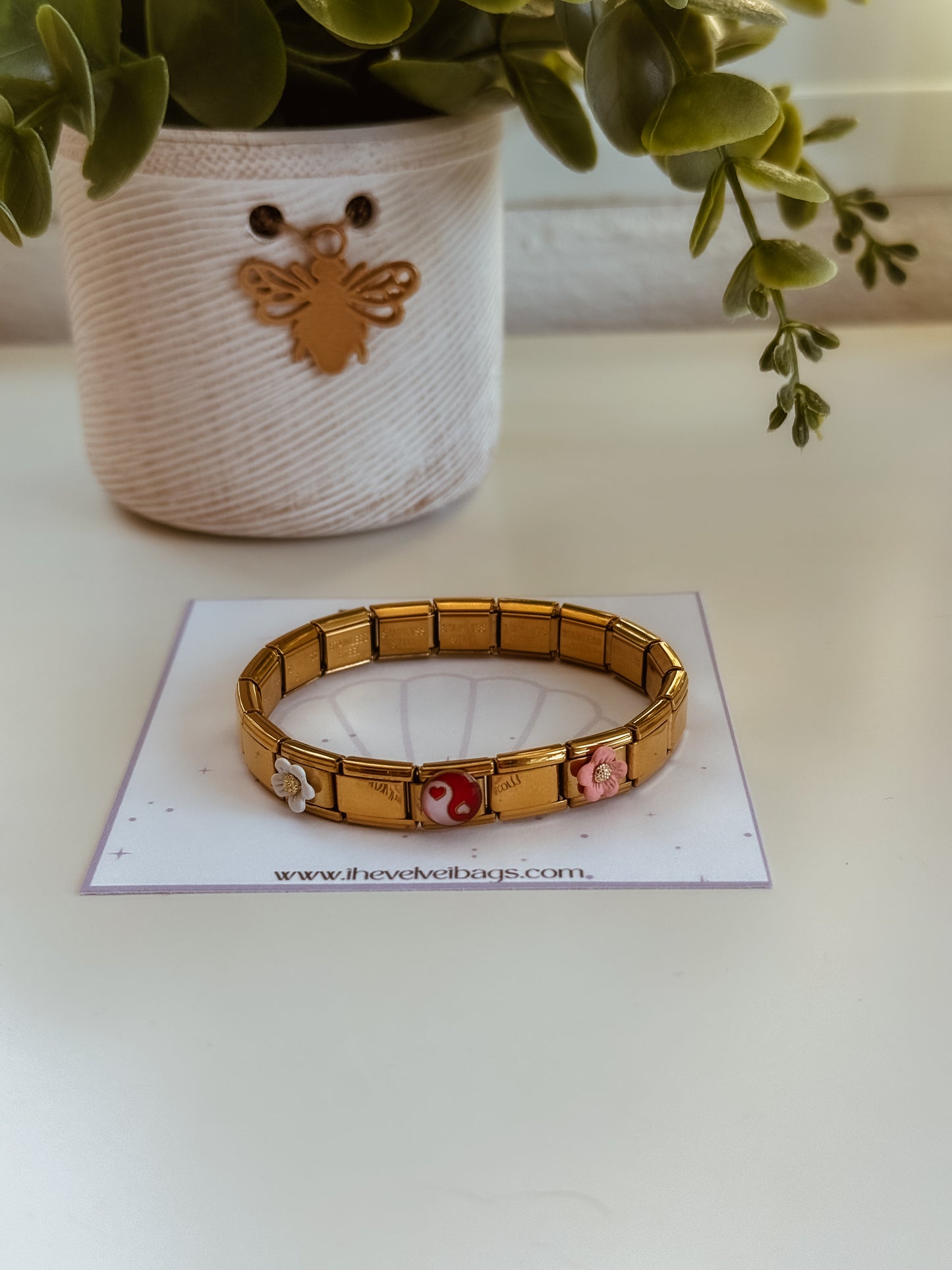 Italian Bracelet - 3 charms style 1