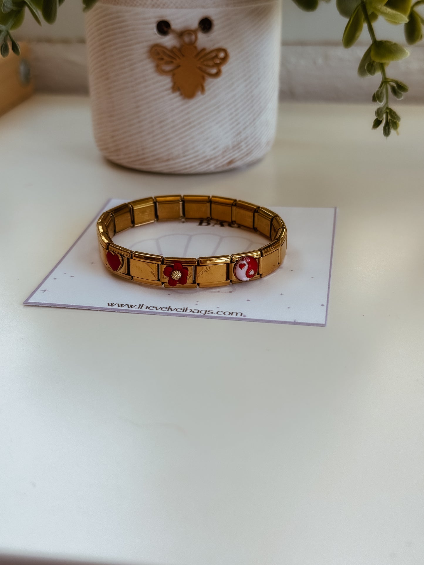 Italian Bracelet - 3 charms Style 2