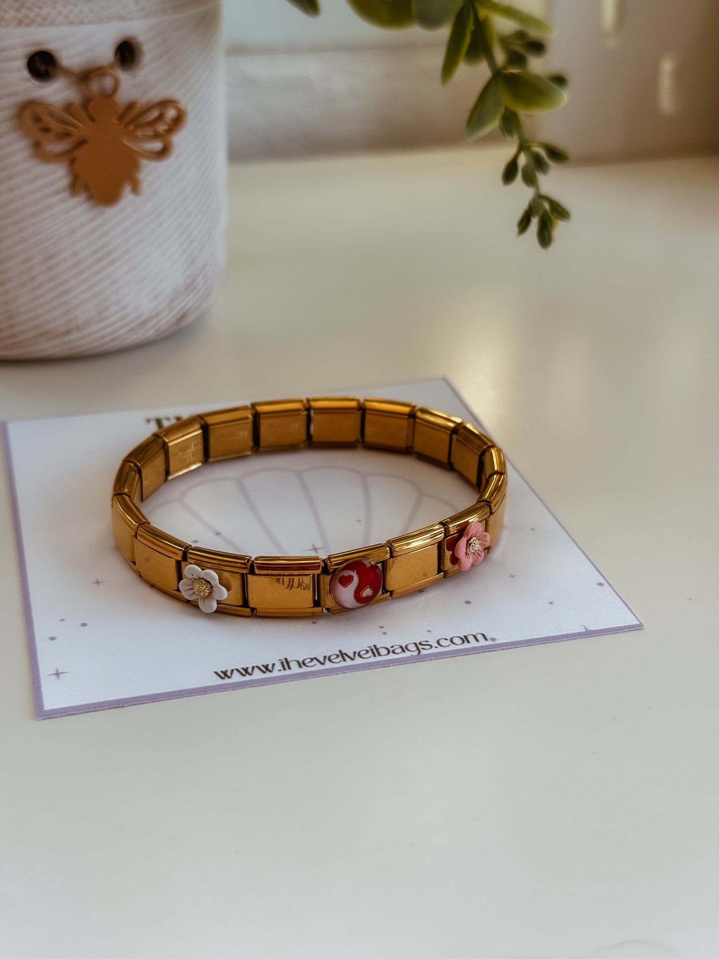 Italian Bracelet - 3 charms style 1
