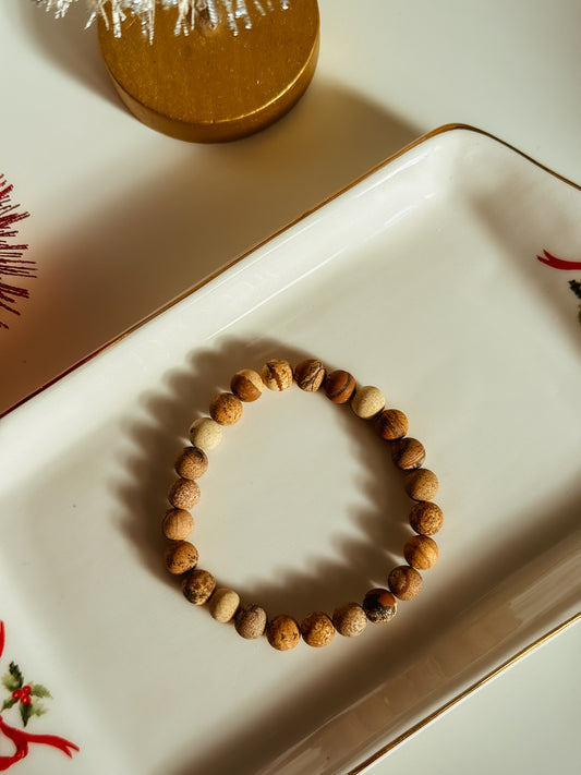 Men picture jasper bracelet