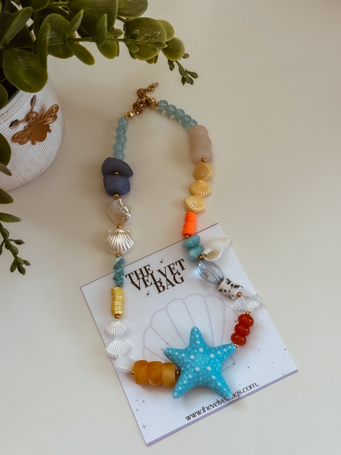 Índigo Necklace- turquesa