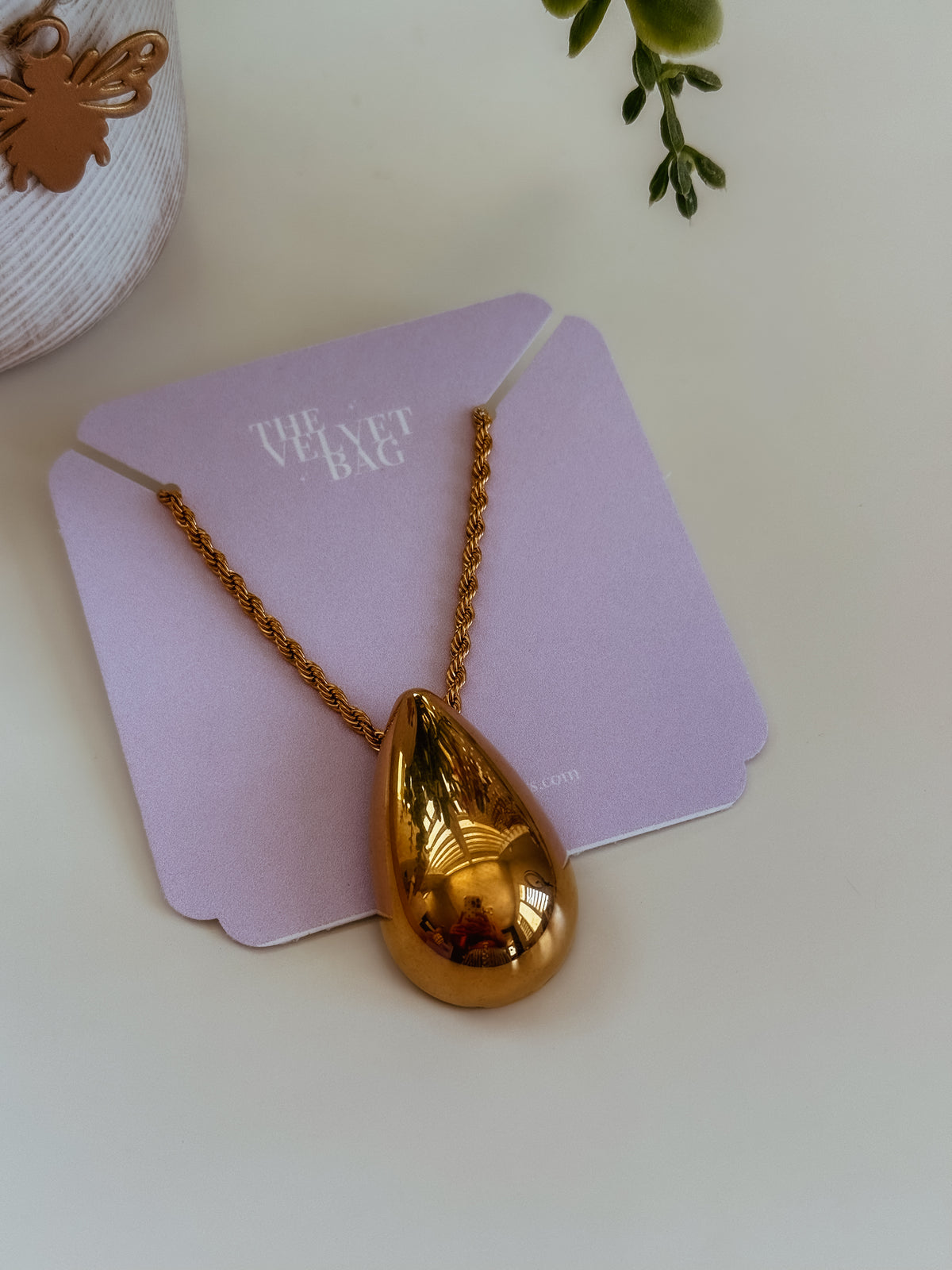 Drop long Necklace