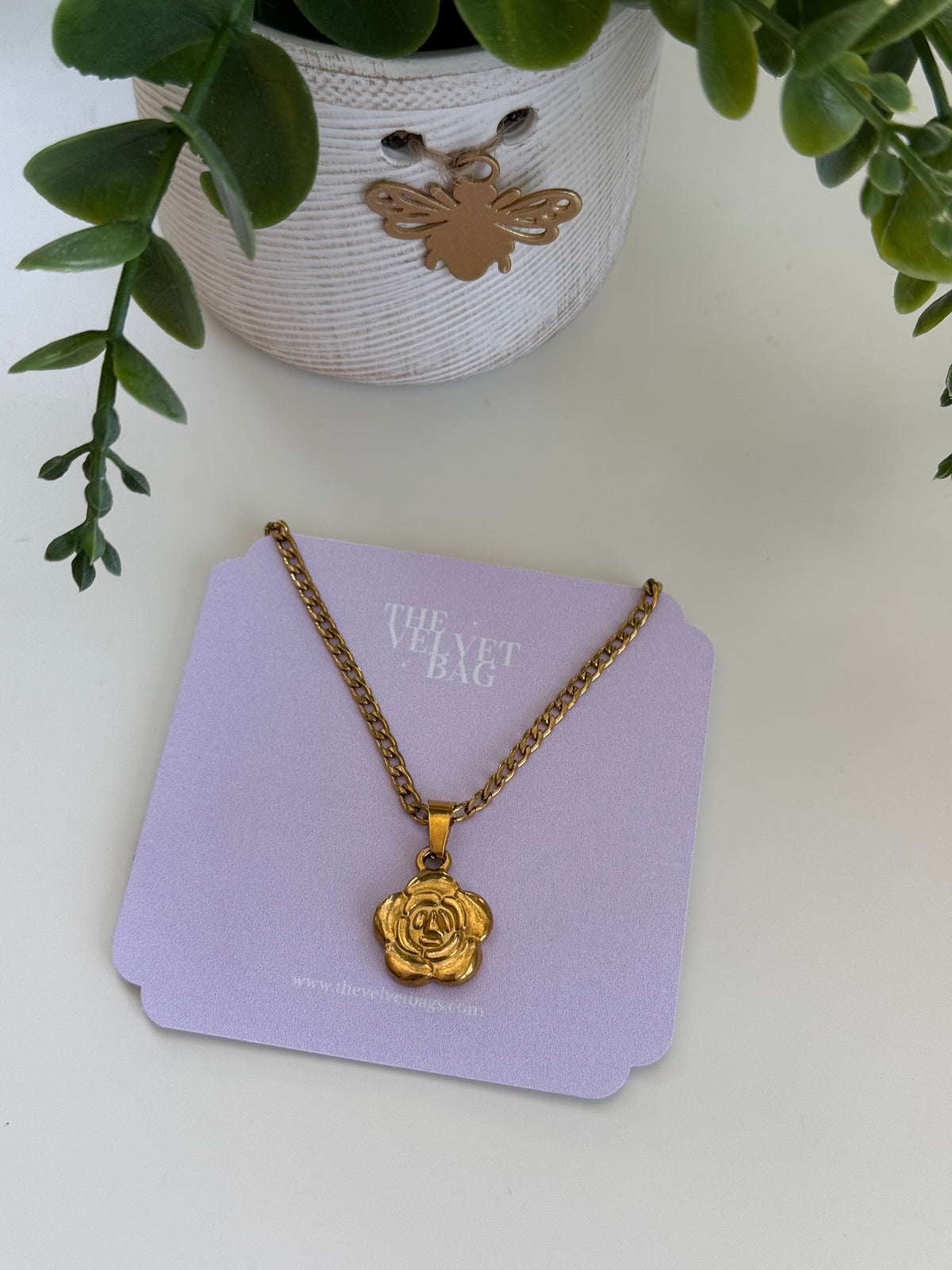 Flower Cuban chain