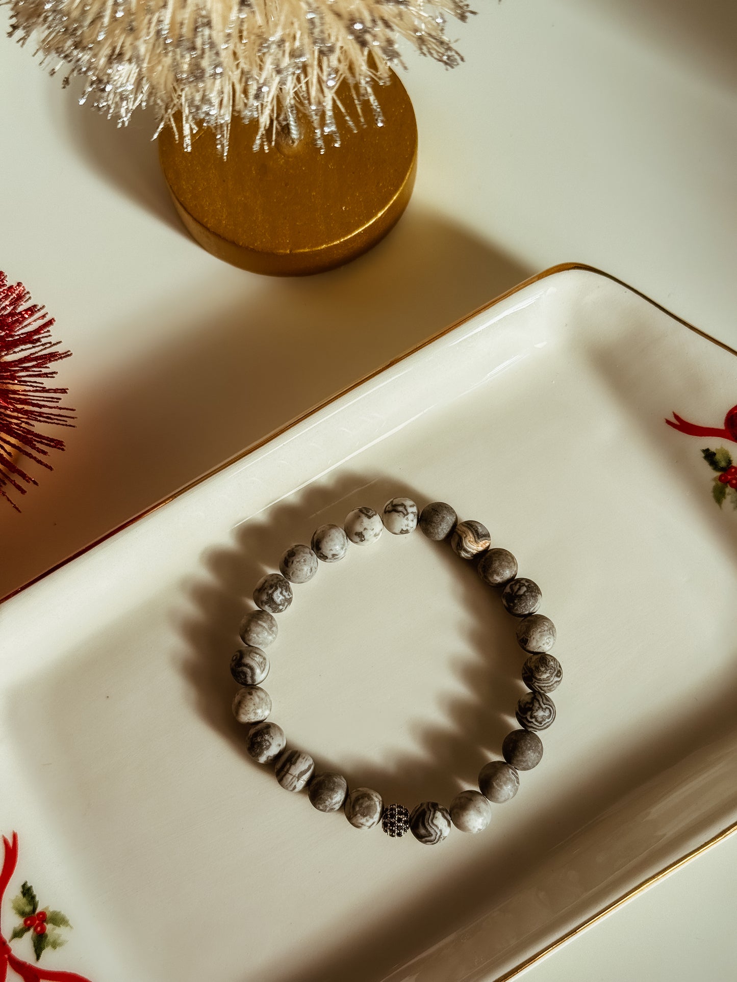 Men Picasso jasper bracelet