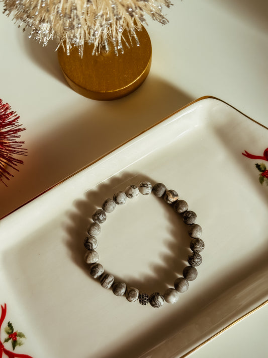 Men Picasso jasper bracelet