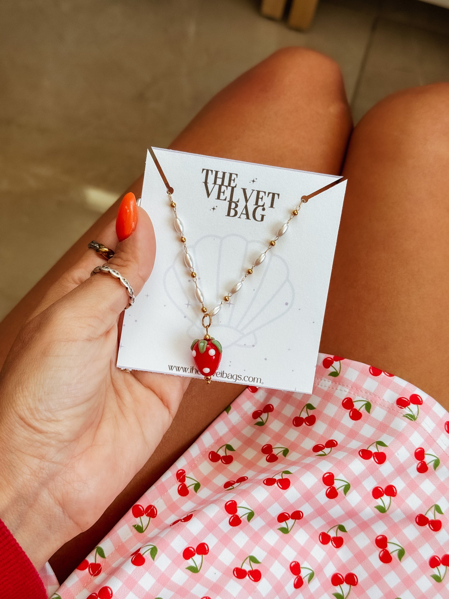 Strawberry Necklace