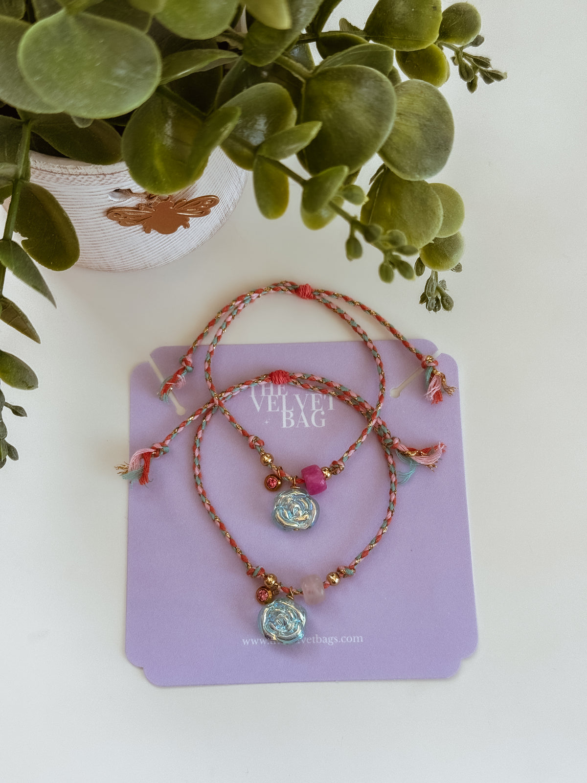 Helena bracelet - tonos rosa