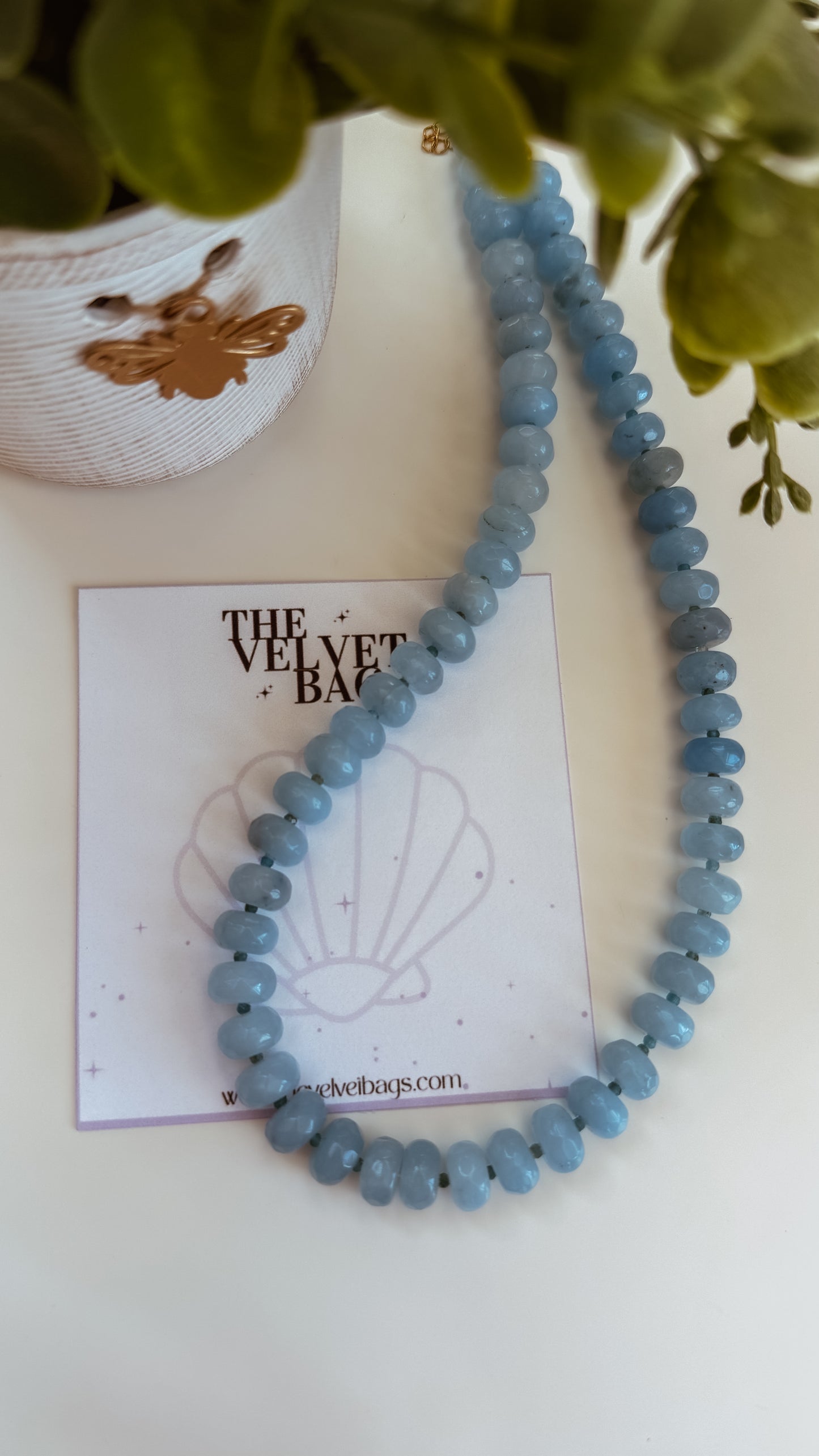 Blue Jade Necklace