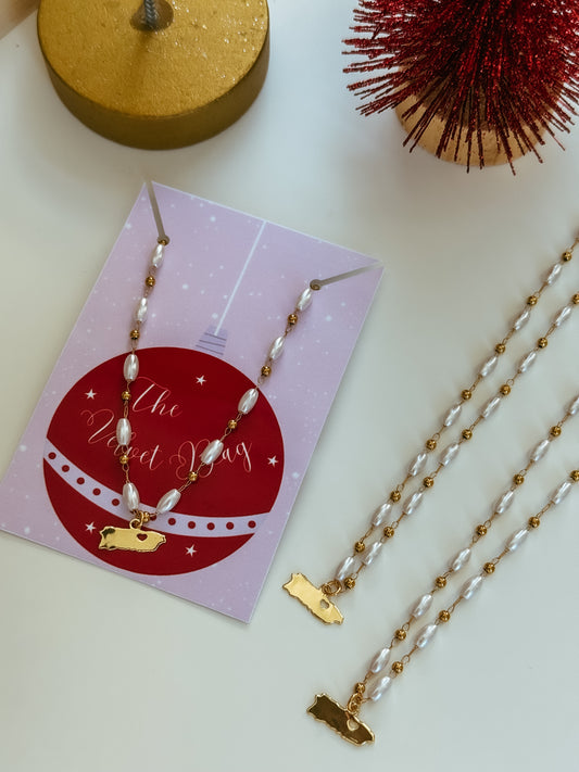 Love PR pearl necklace