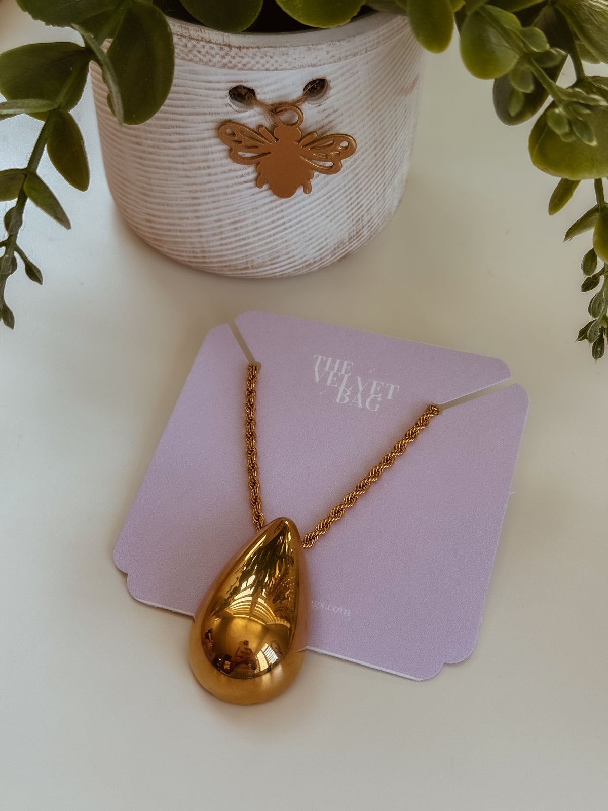 Drop long Necklace