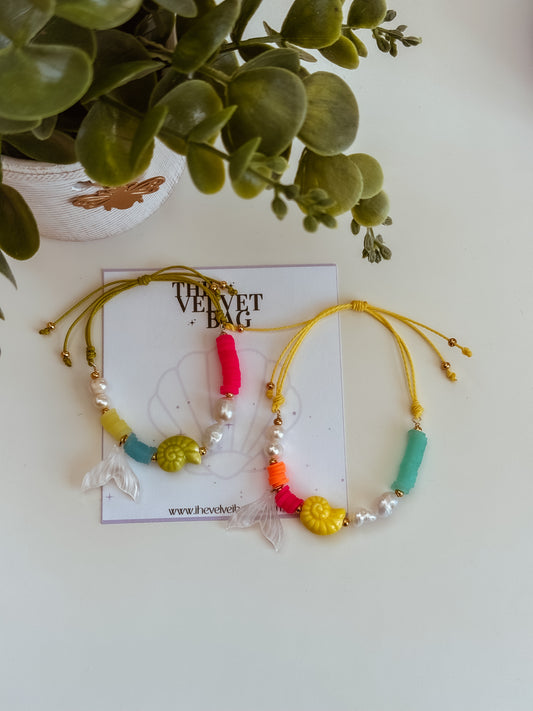 Rainbow mermaid bracelet