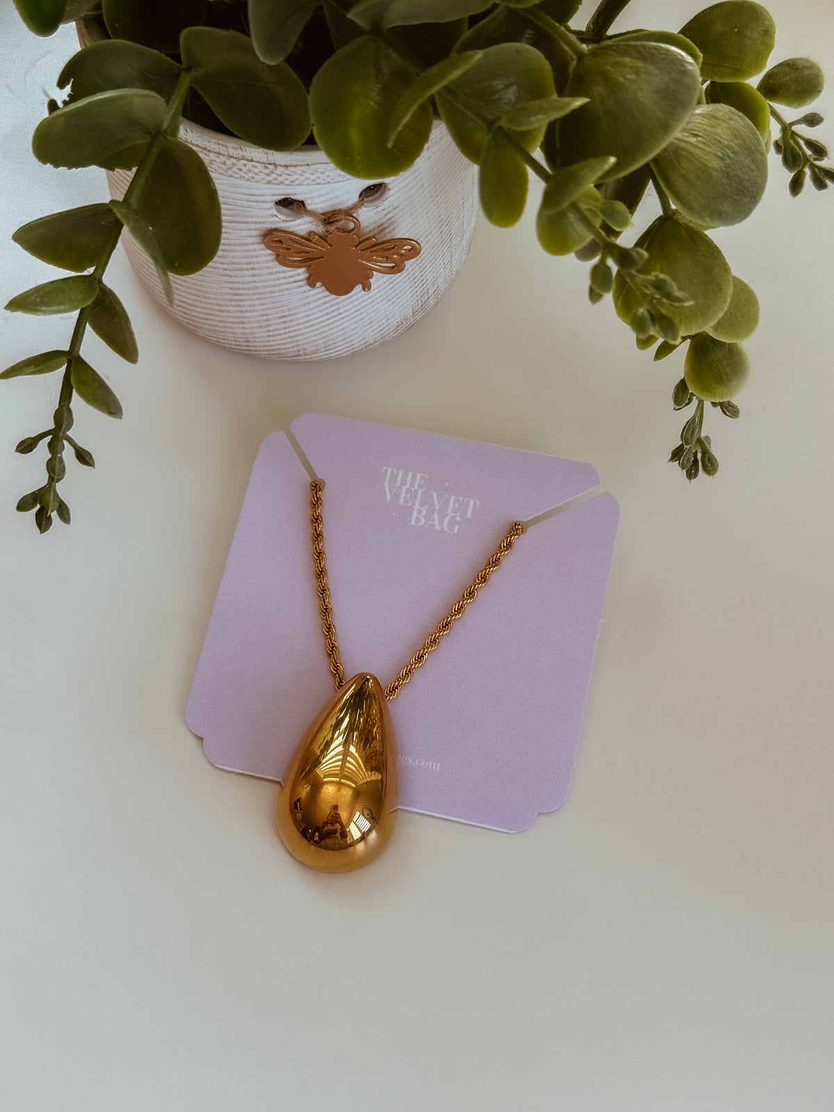 Drop long Necklace