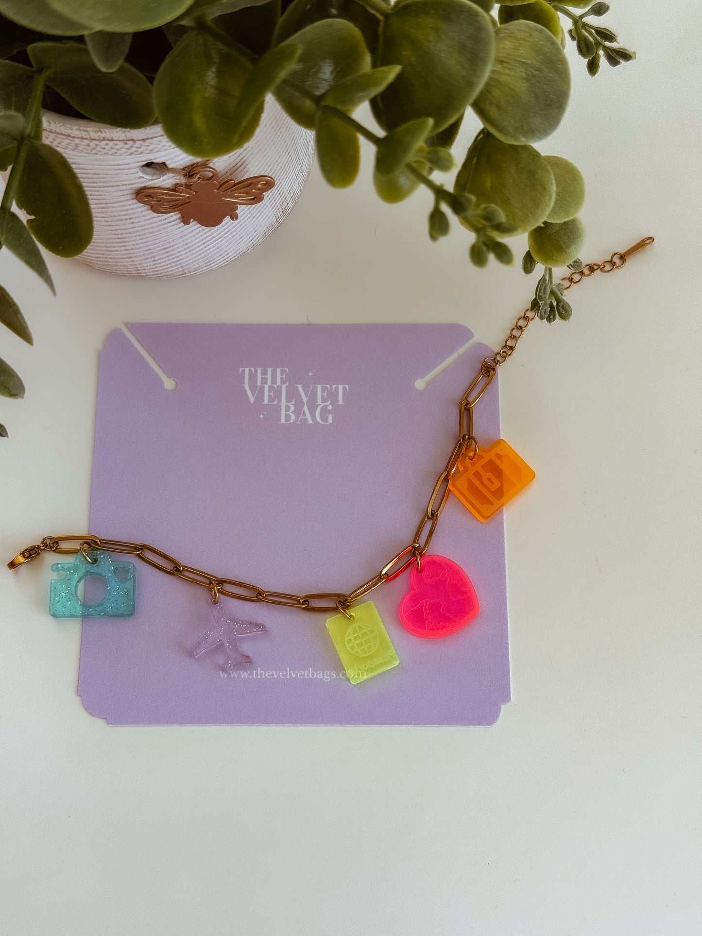 Travel charm Bracelet
