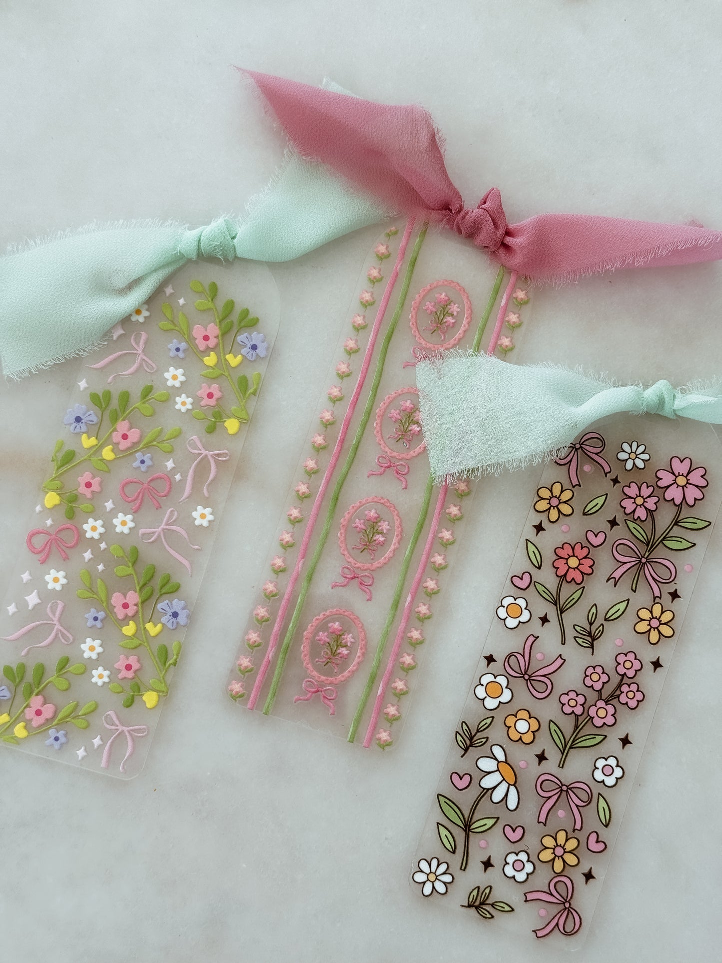 Spring bookmarks