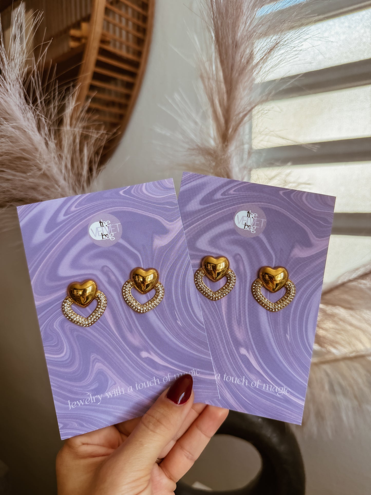 Chunky Heart Earrings