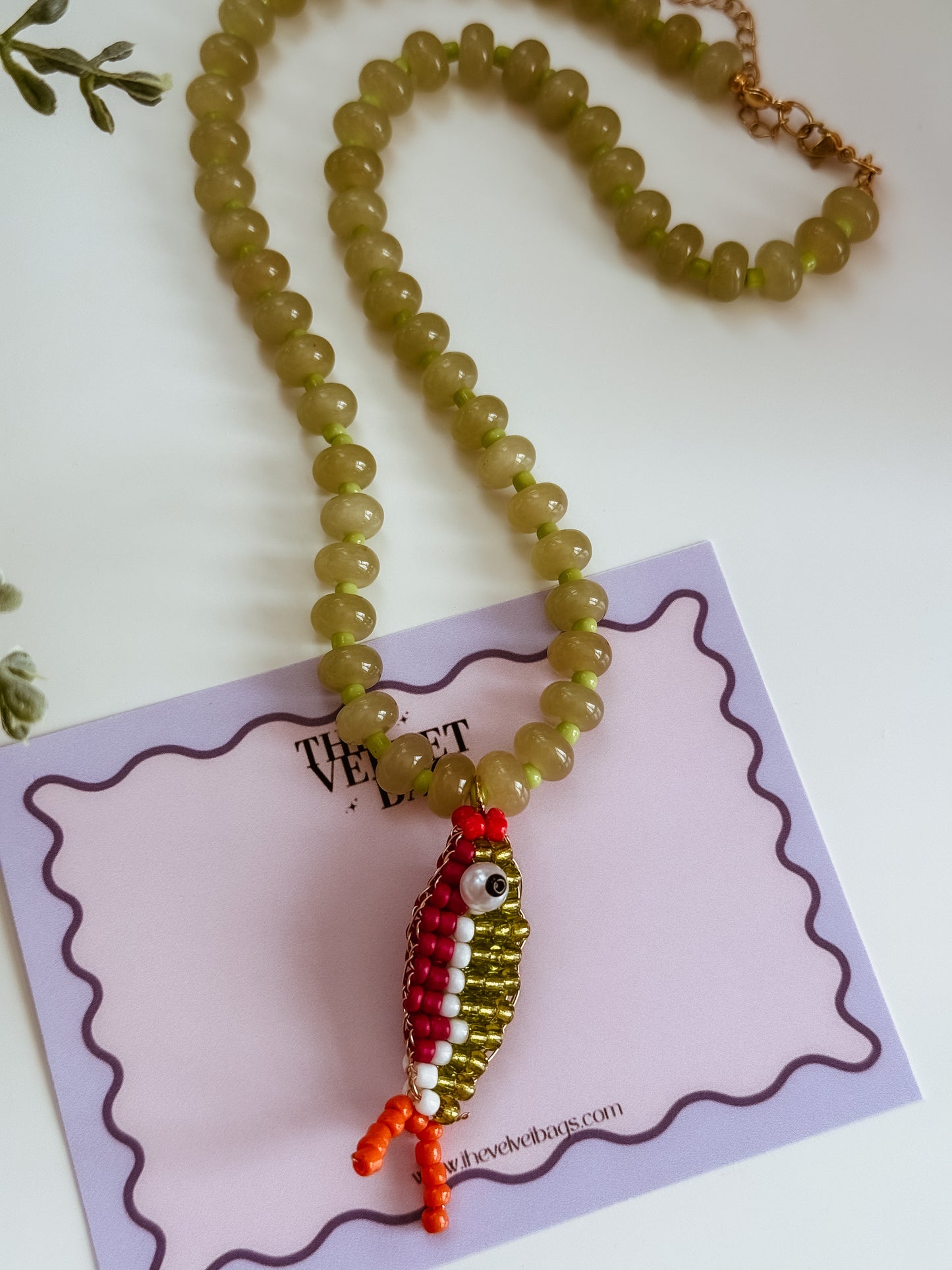 Pesca Jade Necklace