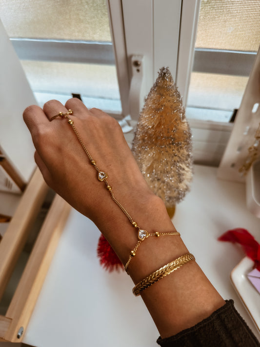 Sparkle Handchain Bracelet